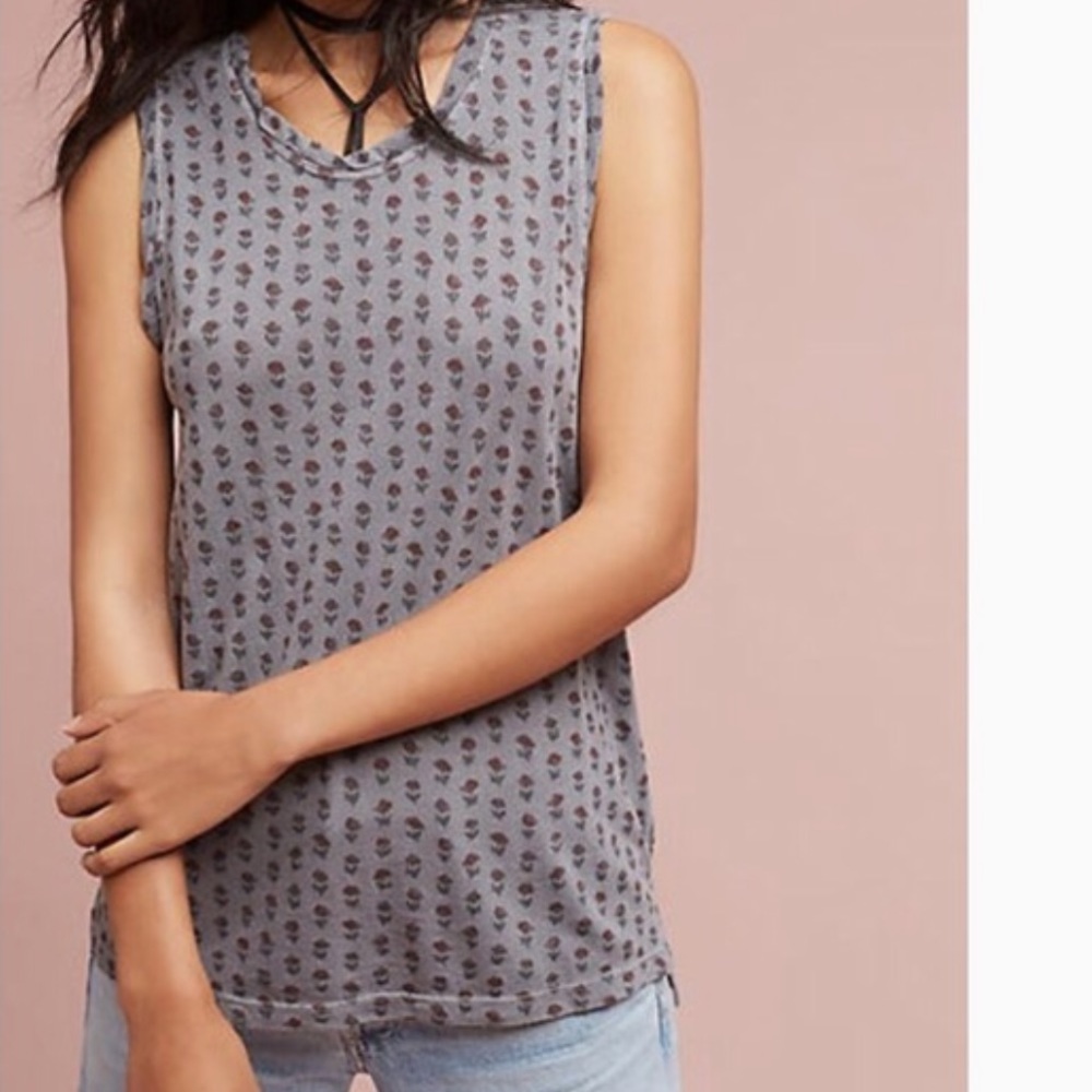 Anthropologie tla roses tank